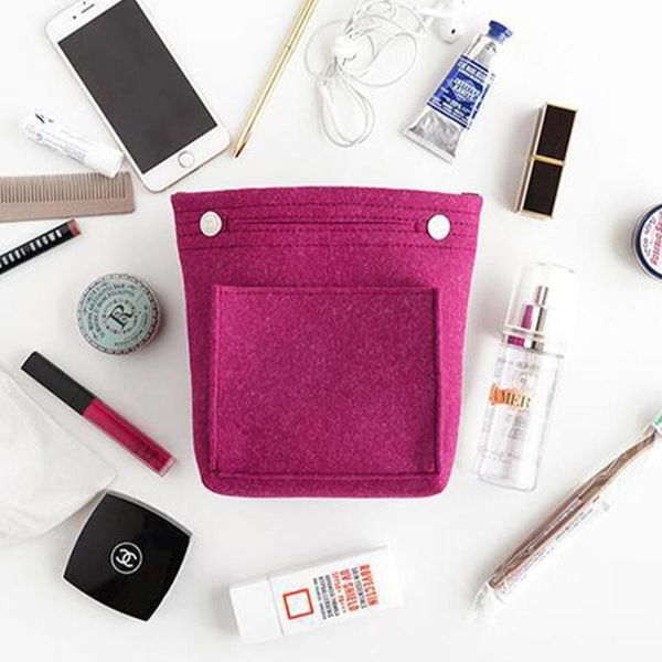 fashion portable felt fabric insert handbag women tote purse organizer girls female travel cosmetic makeup bag bags & cases
fashion portable felt fabric insert handbag women tote purse organizer girls female travel cosmetic makeup bag bags & cases