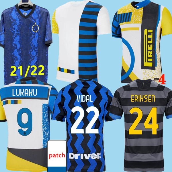 inter 2021 2022 home soccer jersey lukaku milan vidal barella lautaro eriksen alexis hakimi 20 21 22 football shirt uniforms men + kids kit, Black;yellow
inter 2021 2022 home soccer jersey lukaku milan vidal barella lautaro eriksen alexis hakimi 20 21 22 football shirt uniforms men + kids kit, Black;yellow
