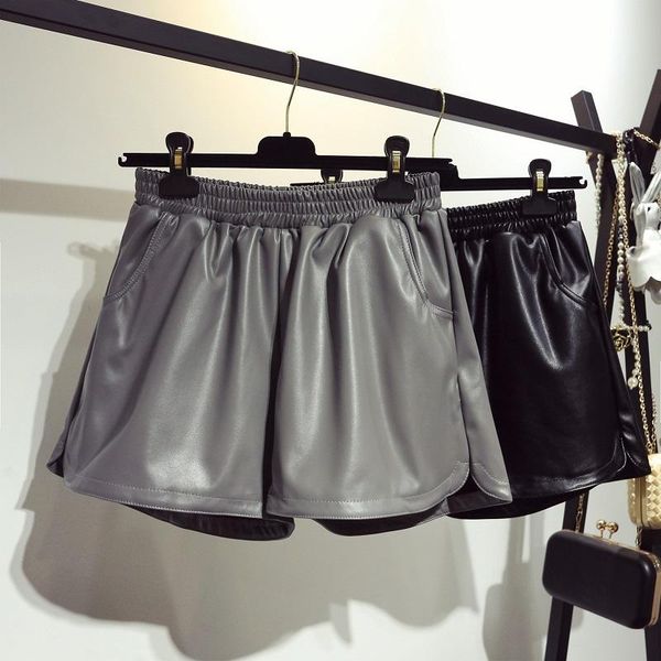 women's shorts 2021 autumn women leather supersize street wear high waisted booty short korean wide leg biker harajuku 4xl, White;black
women's shorts 2021 autumn women leather supersize street wear high waisted booty short korean wide leg biker harajuku 4xl, White;black