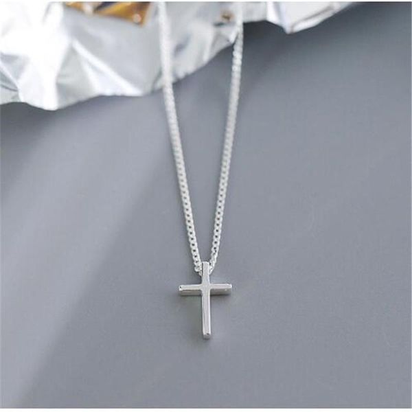 pendant necklaces 2021 trend punk women silver plated cross simple fashion clavicle chain party jewelry
pendant necklaces 2021 trend punk women silver plated cross simple fashion clavicle chain party jewelry