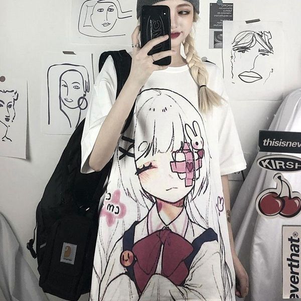 cute white t shirt girl harajuku hip hop o-neck tshirt femme casual half sleeve women clothes japan loose high street girls women's t-
cute white t shirt girl harajuku hip hop o-neck tshirt femme casual half sleeve women clothes japan loose high street girls women's t-