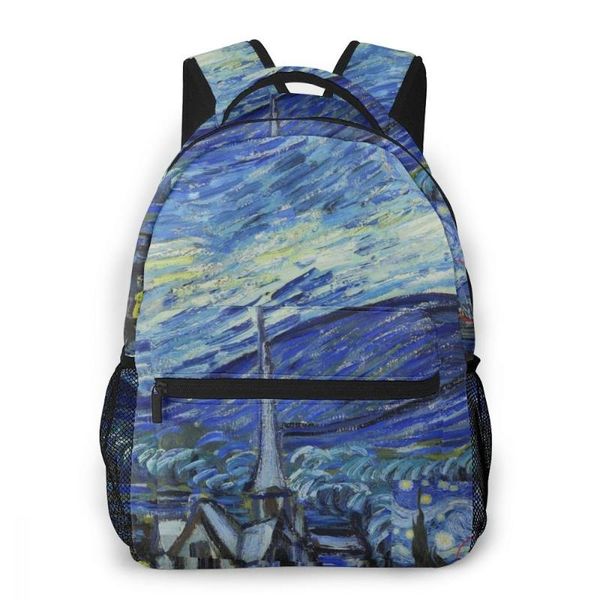 backpack oil painting starry night for teenage art boys bagpack children school bags men women daypack student
backpack oil painting starry night for teenage art boys bagpack children school bags men women daypack student