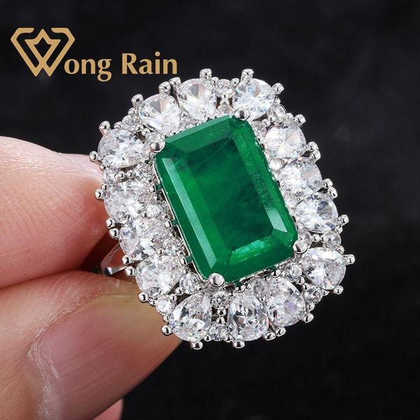 cluster rings wong rain luxury 100% 925 sterling silver created moissanite emerald gemstone wedding engagement ring fine jewelry wholesale, Golden;silver
cluster rings wong rain luxury 100% 925 sterling silver created moissanite emerald gemstone wedding engagement ring fine jewelry wholesale, Golden;silver