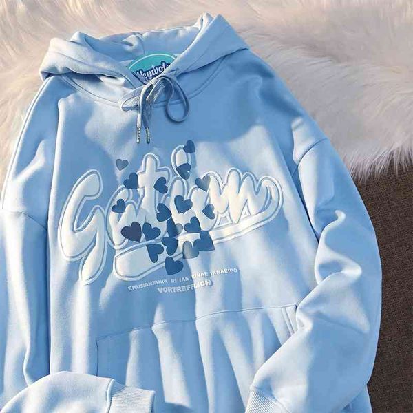 2021 autumn and winter new couple salt series white sweater women's ins fashion korean loose hooded plush, Black
2021 autumn and winter new couple salt series white sweater women's ins fashion korean loose hooded plush, Black