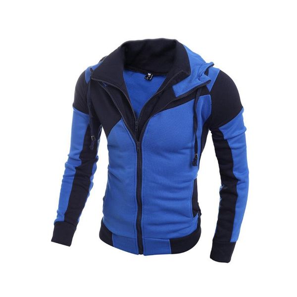 men's hoodies & sweatshirts sportswear casual men outwear slim fit hooded sweatshirt man double-layer zipper tracksuit clothing, Black
men's hoodies & sweatshirts sportswear casual men outwear slim fit hooded sweatshirt man double-layer zipper tracksuit clothing, Black