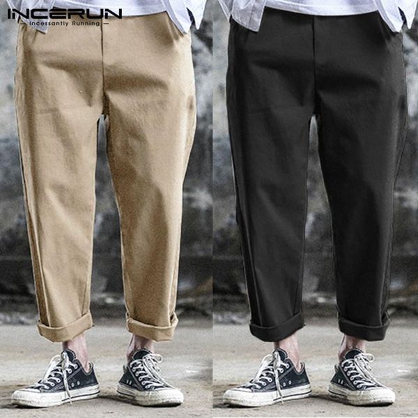 men's pants incerun men harem japanese casual cotton linen trouser man jogger pure color baggy lacing elastic waist sweatpants, Black
men's pants incerun men harem japanese casual cotton linen trouser man jogger pure color baggy lacing elastic waist sweatpants, Black