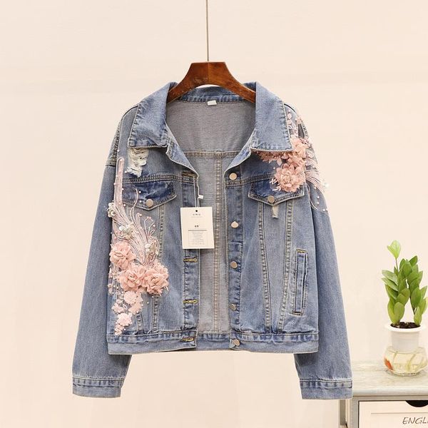 heavy industry fashion three dimensional nail bead embroidery loose hole denim short coat women women's jackets, Black;brown
heavy industry fashion three dimensional nail bead embroidery loose hole denim short coat women women's jackets, Black;brown