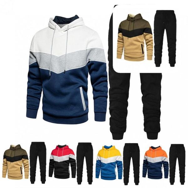 jogging clothing sporty outfit fashion patchwork color pockets hooded men sweatshirt pants set breathable hoodie, Black;red
jogging clothing sporty outfit fashion patchwork color pockets hooded men sweatshirt pants set breathable hoodie, Black;red