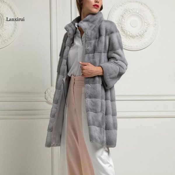 women's fur & faux winter women mink coat fake coats genuine thick warm jacket fashion outwear, Black
women's fur & faux winter women mink coat fake coats genuine thick warm jacket fashion outwear, Black
