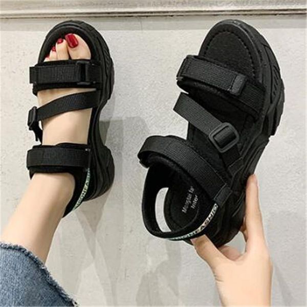 summer women's sandals elastic casual shoes women platform flats sandalias ladies chunky rome black beige 35-40
summer women's sandals elastic casual shoes women platform flats sandalias ladies chunky rome black beige 35-40