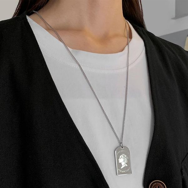 pendant necklaces lacteo neo gothic stainless steel clavicle chain choker necklace for women steampunk virgin mary statue sign, Silver
pendant necklaces lacteo neo gothic stainless steel clavicle chain choker necklace for women steampunk virgin mary statue sign, Silver
