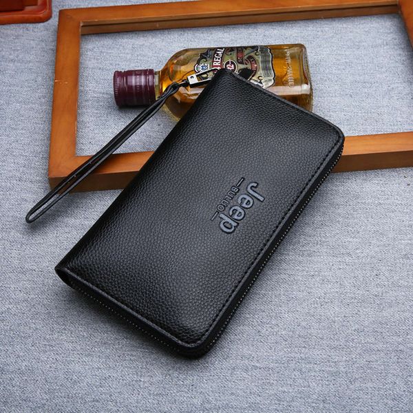 the wallet men's wallet casual simple single zipper handbag pu leather multi card student wallet, Black
the wallet men's wallet casual simple single zipper handbag pu leather multi card student wallet, Black