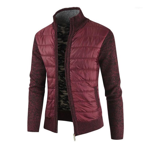 winter men's fleece sweater coat thick patchwork wool cardigan muscle fit knitted jackets fashionable male clothing for autumn1, White;black
winter men's fleece sweater coat thick patchwork wool cardigan muscle fit knitted jackets fashionable male clothing for autumn1, White;black