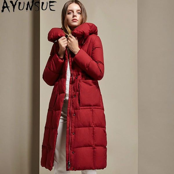 women's down jacket fashion 90% white duck coat female long slim woman parkas chaqueta mujer 2021 &, Black
women's down jacket fashion 90% white duck coat female long slim woman parkas chaqueta mujer 2021 &, Black