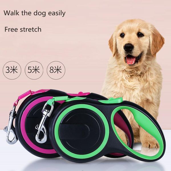 3m 5m 8m durable nylon dog leash long pet retractable lead automatic for large dogs extending big walking collars & leashes
3m 5m 8m durable nylon dog leash long pet retractable lead automatic for large dogs extending big walking collars & leashes