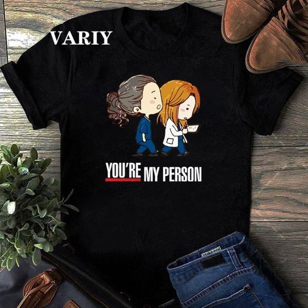 summer cartoon funny greys anatomy t-shirts women you're my person letter graphic t shirts short sleeve black women's t-shirt, White
summer cartoon funny greys anatomy t-shirts women you're my person letter graphic t shirts short sleeve black women's t-shirt, White