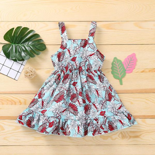 girl's dresses summer children girl hawaii romper dress leaf print sleeveless baby ruched infant toddler casual clothing outfits, Red;yellow
girl's dresses summer children girl hawaii romper dress leaf print sleeveless baby ruched infant toddler casual clothing outfits, Red;yellow
