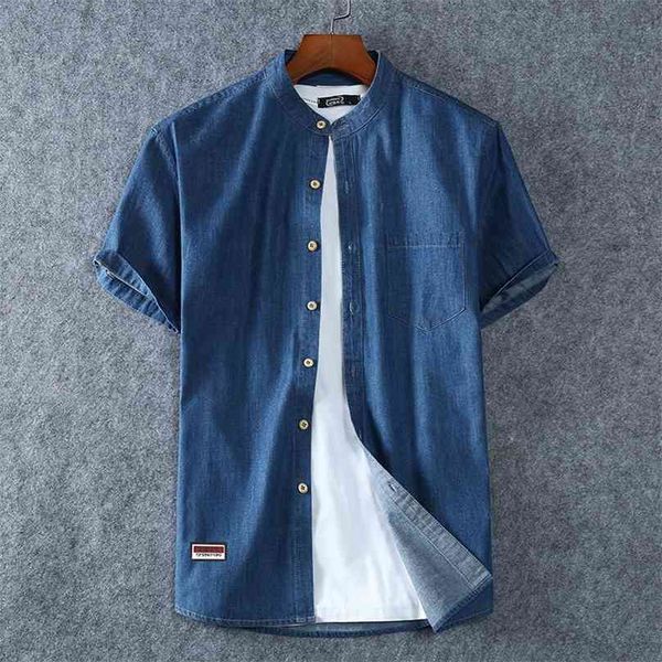 plus size l-5xl 6xl 7xl 8xl 100% denim cotton shirt for men's short sleeves summer style fashion casual clothing 210626, White;black
plus size l-5xl 6xl 7xl 8xl 100% denim cotton shirt for men's short sleeves summer style fashion casual clothing 210626, White;black