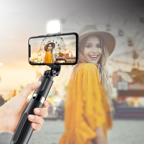 selfie monopods portable fill light stick stable tripod/3color modes/max 40in length/remote shutter/adjustable mounting seat
selfie monopods portable fill light stick stable tripod/3color modes/max 40in length/remote shutter/adjustable mounting seat