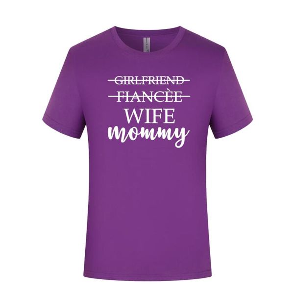 girlfriend fiance wife mommy shirt mother's day party tee tshirts women cotton purple t-shirt femme women's, White
girlfriend fiance wife mommy shirt mother's day party tee tshirts women cotton purple t-shirt femme women's, White