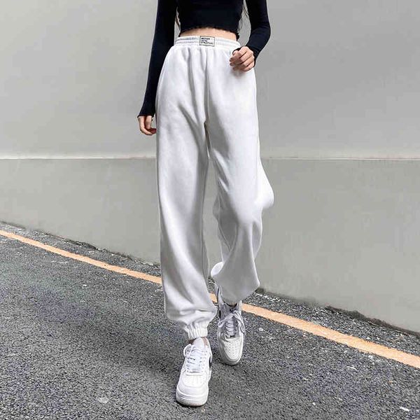 casual white plus velvet warm y2k sweatpants joggers winter women pants new harajuku elastic high waisted trousers capris 210415, Black;white
casual white plus velvet warm y2k sweatpants joggers winter women pants new harajuku elastic high waisted trousers capris 210415, Black;white