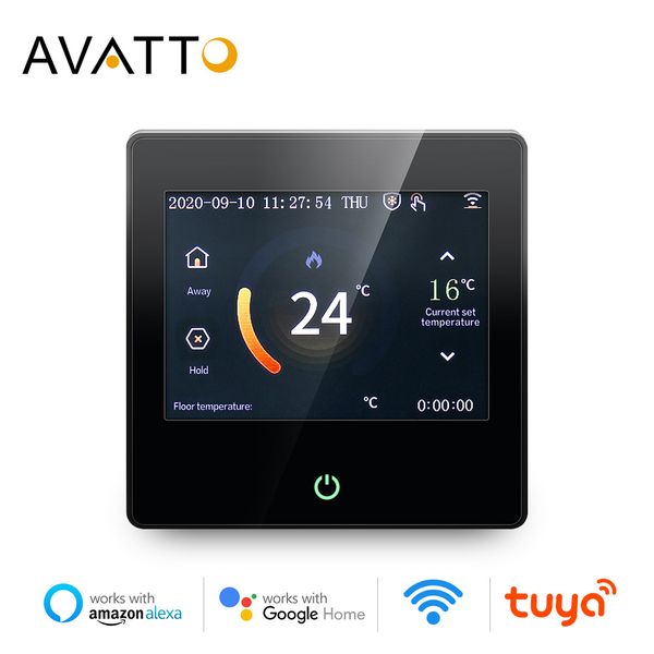 avatto wifi smart thermostat heating temperature controller with celsius/fahrenheit led touch screen work with alexa google home
avatto wifi smart thermostat heating temperature controller with celsius/fahrenheit led touch screen work with alexa google home