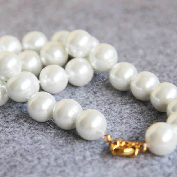 t8302 14mm white pearl necklace shell beads,fashion charming women jewelry whole, Silver
t8302 14mm white pearl necklace shell beads,fashion charming women jewelry whole, Silver