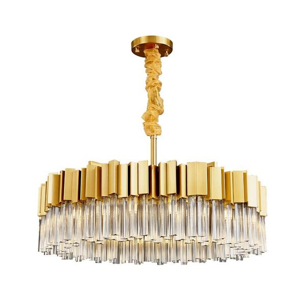 pendant lamps luxury modern crystal light chandelier for living room gold brushed led cristal lamp round home decor chain lighting fixture
pendant lamps luxury modern crystal light chandelier for living room gold brushed led cristal lamp round home decor chain lighting fixture