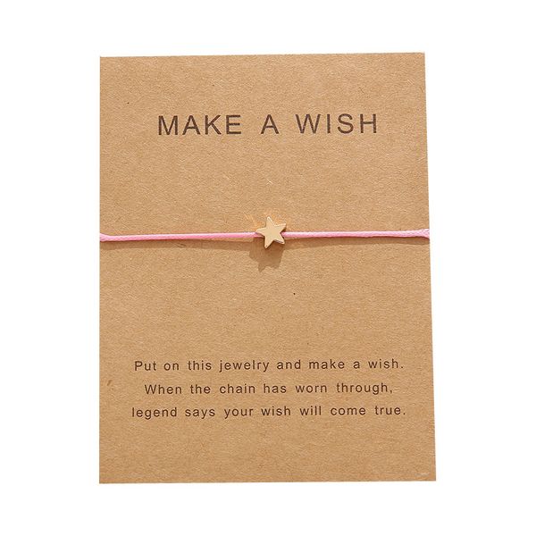 10 * 7.5 cm wishing card sticker adjustable fabric bracelet fashion jewelry gift, ladies, men, children, Golden;silver
10 * 7.5 cm wishing card sticker adjustable fabric bracelet fashion jewelry gift, ladies, men, children, Golden;silver