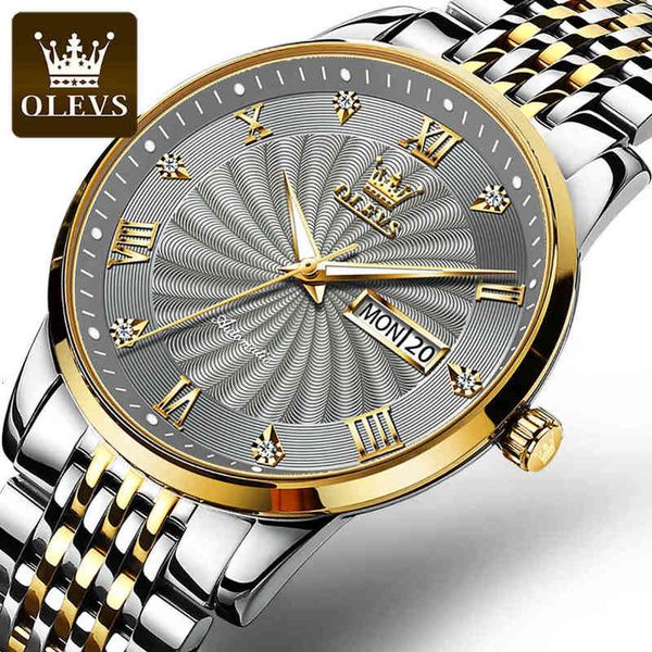 olevs clock for men fire luxury diamond mechanical watches business casual gold automatic creative dial, Slivery;brown
olevs clock for men fire luxury diamond mechanical watches business casual gold automatic creative dial, Slivery;brown