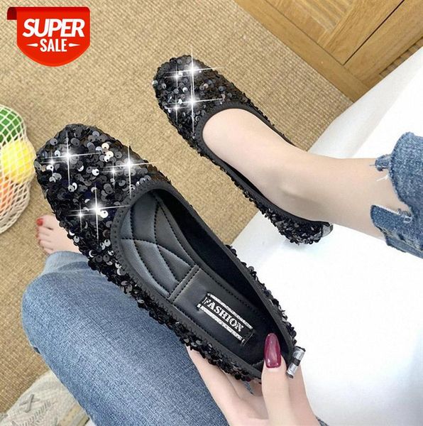 flat sole shoes women's square toe korean style sequined simple scoop large size soft #rq1n
flat sole shoes women's square toe korean style sequined simple scoop large size soft #rq1n
