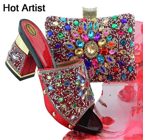 elegant pumps red shoes and bags set nigerian style slipper purse for party fgt004 dress, Black
elegant pumps red shoes and bags set nigerian style slipper purse for party fgt004 dress, Black