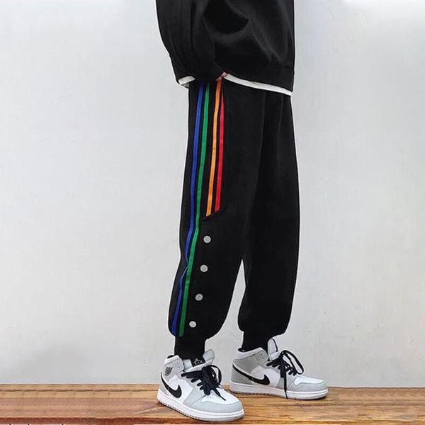 men's pants sweatpants streetwear joggers men black gray running casual ankle length trousers 2021 fashion techwear
men's pants sweatpants streetwear joggers men black gray running casual ankle length trousers 2021 fashion techwear