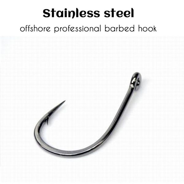 high carbon steel barbed fish hook #1~#10 stainless chmical sharpen corrosion-resistance fishing hooks accessories tackle
high carbon steel barbed fish hook #1~#10 stainless chmical sharpen corrosion-resistance fishing hooks accessories tackle