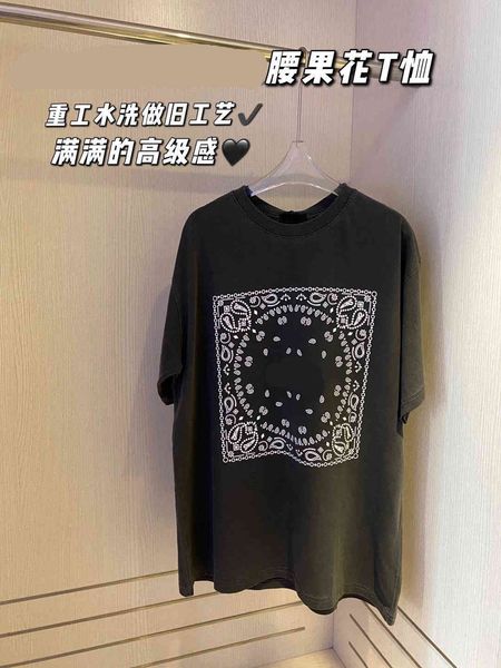 design clothing cashew flower washed old t-shirt loose large version 260g cotton buckle short couple half sleeve, White
design clothing cashew flower washed old t-shirt loose large version 260g cotton buckle short couple half sleeve, White