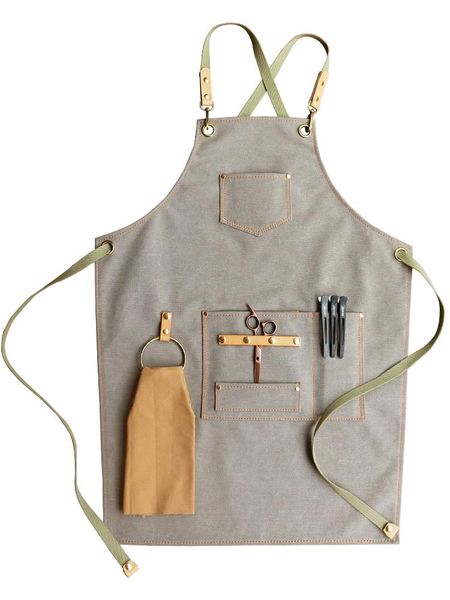 korean fashion chef apron cotton canvas cross back adjustable with pockets for women milk barber shop work aprons
korean fashion chef apron cotton canvas cross back adjustable with pockets for women milk barber shop work aprons