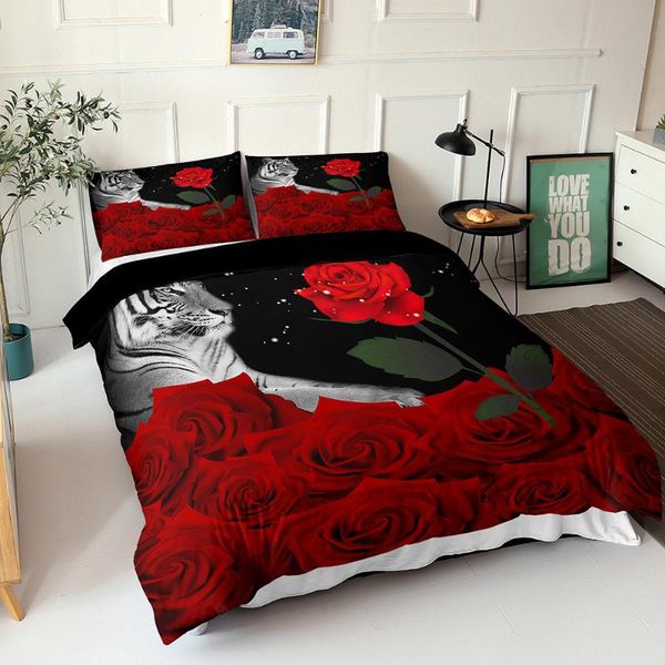 bedding sets rose pattern bedroom duvet cover (including pillowcase) single/double/double 2/3 psking size set wedding room decoration
bedding sets rose pattern bedroom duvet cover (including pillowcase) single/double/double 2/3 psking size set wedding room decoration