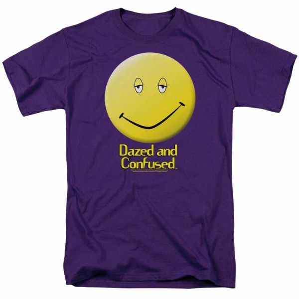 dazed and confused dazed smile t shirt licensed comedy movie funny tee purple, White;black
dazed and confused dazed smile t shirt licensed comedy movie funny tee purple, White;black