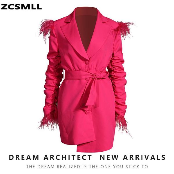 blazer dress 2021 autumn super spicy feather all-match pleated ostrich decorative waist irregular lapel suit casual dresses, Black;gray
blazer dress 2021 autumn super spicy feather all-match pleated ostrich decorative waist irregular lapel suit casual dresses, Black;gray