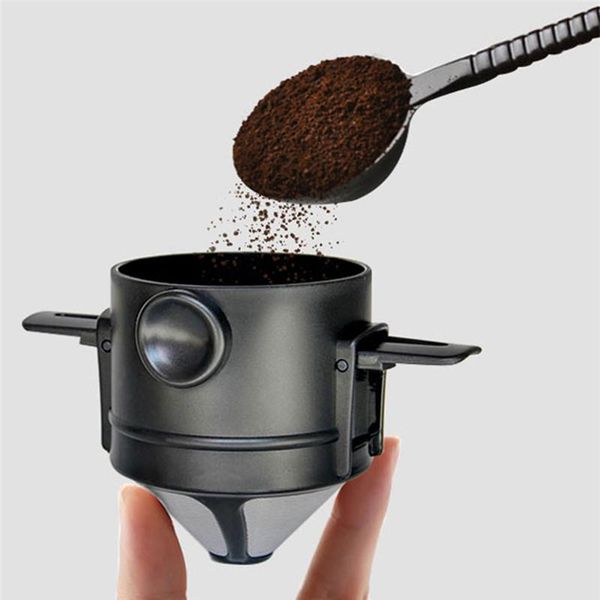 coffee filters reusable stainless steel filter portable drip tea holder funnel infuser practical craft tool
coffee filters reusable stainless steel filter portable drip tea holder funnel infuser practical craft tool