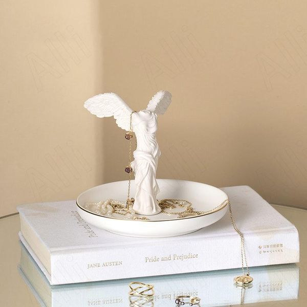 tissue boxes & napkins european ceramic storage tray victory goddess statue jewelry organizer creative crafts cosmetic container home decora
tissue boxes & napkins european ceramic storage tray victory goddess statue jewelry organizer creative crafts cosmetic container home decora
