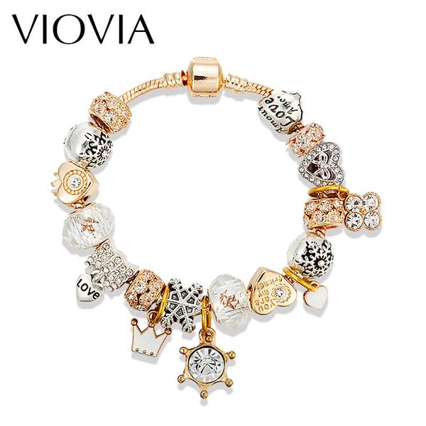 charm bracelets viovia fashion jewelry heart bracelet bangle gold color chain diy fit original beads for women pulsera b16090, Golden;silver
charm bracelets viovia fashion jewelry heart bracelet bangle gold color chain diy fit original beads for women pulsera b16090, Golden;silver