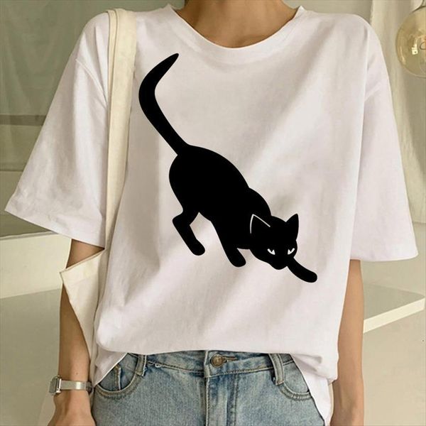 cat graphic funny summer tee women t shirts femme cartoon kawaii printed tshirts camiseta mujer streetwear, White
cat graphic funny summer tee women t shirts femme cartoon kawaii printed tshirts camiseta mujer streetwear, White