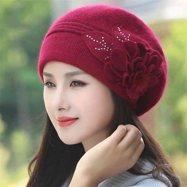 beret women winter hat angora knit beanie warm autumn flower double layers skiing outdoor accessory for female headwear 210429, Blue;gray
beret women winter hat angora knit beanie warm autumn flower double layers skiing outdoor accessory for female headwear 210429, Blue;gray