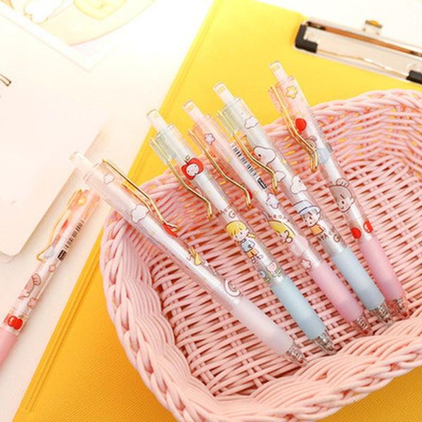 gel pens 1 pcs/set pen cute cartoon 0.5mm balck ink press writing office supply stationery for student school supplies
gel pens 1 pcs/set pen cute cartoon 0.5mm balck ink press writing office supply stationery for student school supplies