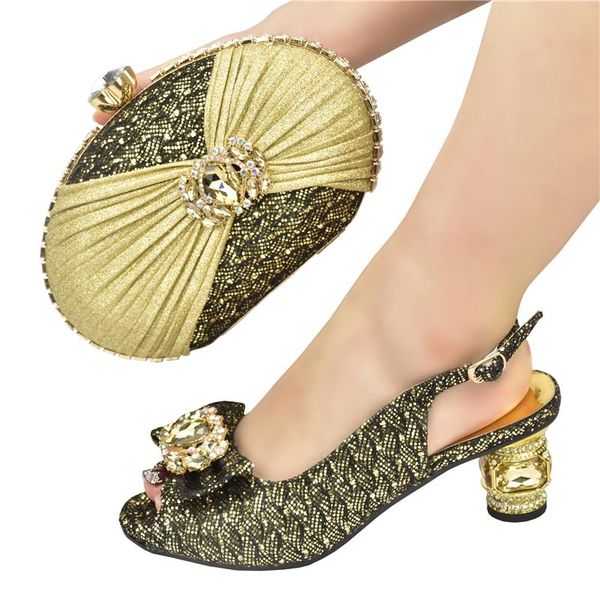 dress shoes fashion african women and bag for party wedding italian with matching bags set decorated rhinestone, Black
dress shoes fashion african women and bag for party wedding italian with matching bags set decorated rhinestone, Black