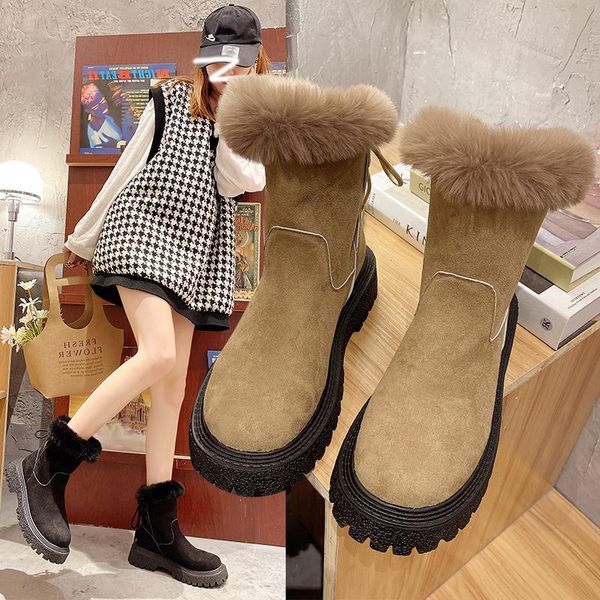 boots 2022 winter shoes women snow warm plush cold ankle thick sole fashion laides botas black beige
boots 2022 winter shoes women snow warm plush cold ankle thick sole fashion laides botas black beige