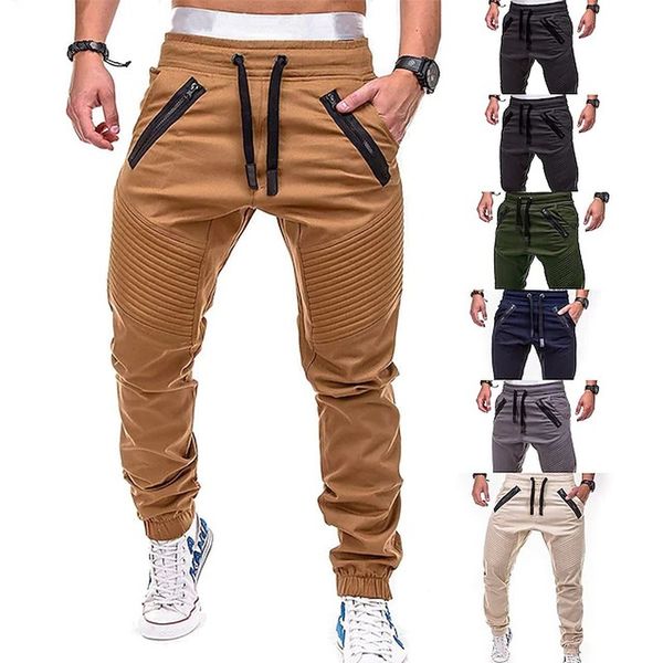 sea star micro-elastic men's solid color casual mid-waist tight-fitting woven trousers tooling pocket pants, Black 
sea star micro-elastic men's solid color casual mid-waist tight-fitting woven trousers tooling pocket pants, Black