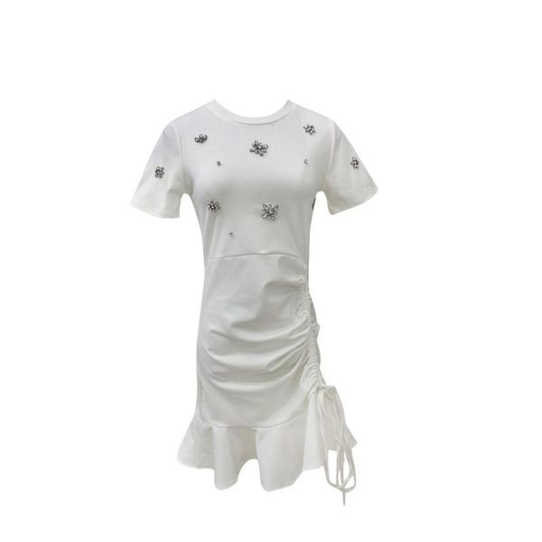 casual dresses yuzacdwx robe ete femme 2021 women diamonds o-neck dress pleated fishtail party club slim short sleeve, Black;gray
casual dresses yuzacdwx robe ete femme 2021 women diamonds o-neck dress pleated fishtail party club slim short sleeve, Black;gray