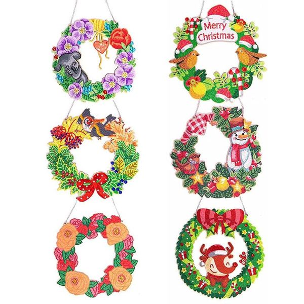 decorative flowers & wreaths diy wreath crystal door decoration diamond painting for wall hanging christmas party gifts
decorative flowers & wreaths diy wreath crystal door decoration diamond painting for wall hanging christmas party gifts